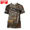 Maxcorners Custom Name Hunting 6 3D Design All Over Printed