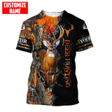 Maxcorners Deer Hunting Personalized Name 3D Over Printed Hoodie