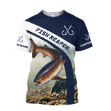 Maxcorners Custom Name Orange Trout-Salmon Fishing Design
