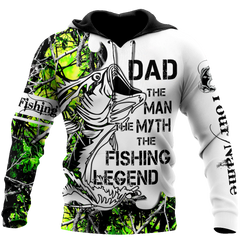 Maxcorners Custom Name Dad Bass Fishing Tattoo