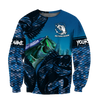 Maxcorners Custom Name Winter Bass Fishing