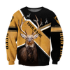Maxcorners Deer Hunting Personalized Name 3D Over Printed Hoodie