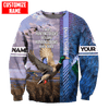 Maxcorners Duck Hunting Personalized 3D Over Printed Hoodie
