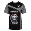 Maxcorners Personalize TL13 Carpenter 3D All Over Printed HU120