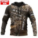 Maxcorners Custom Name Hunting 6 3D Design All Over Printed