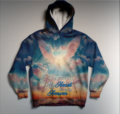 Maxcorners Custom Photo Memorial A Big Piece Of My Heart Lives In Heaven Shirt