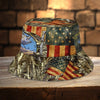 Maxcorners Fishing Personalized Name 3D Over Printed Bucket Hat