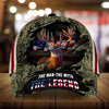 Max Corners The Best American Papa Deer Hunting 3D Multicolor Personalized Cap