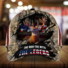 Max Corners The Best American Papa Deer Hunting 3D Multicolor Personalized Cap