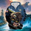US Veteran Zip Hoodie With Premium 'All Gave Some, Some Gave All' Design