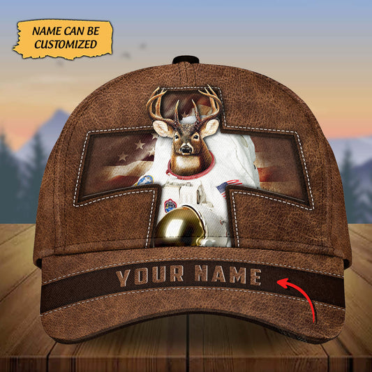Maxcorners Personalized Name Deer Cap
