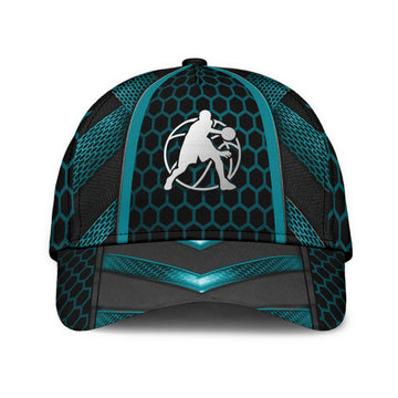 Maxcorners Basketball Dark Blue All Over Printed Cap