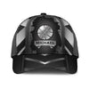 Maxcorners Basketball Sliver Black Personalized Name All Over Printed Cap