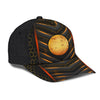 Maxcorners Basketball Black Orange All Over Printed Cap