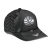 Maxcorners Basketball Sliver Black All Over Printed Cap