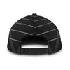 Maxcorners Basketball Player Sliver Black All Over Printed Cap