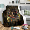 Maxcorners Wolf Warrior Dreamcatcher Native American Blanket