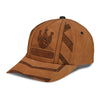 Maxcorners Bowling Brown Personalized Name 3D Cap