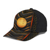 Maxcorners Basketball Black Orange All Over Printed Cap