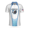 Max Corners American Flag Shark, Jawsome Golfer 3D Custom Polo Shirt