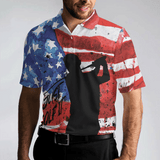 Max Corners Wet Paint American Flag 3D Custom Polo Shirt