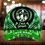 Max Corners I Hate People Bigfoot Pine tree pattern 4 Custom 3D Cap