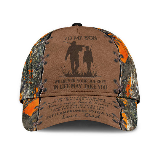 Maxcorners Hunting To My Son Classic Cap