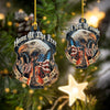 Maxcorners Military Veteran Home Of The Free Car Ornament