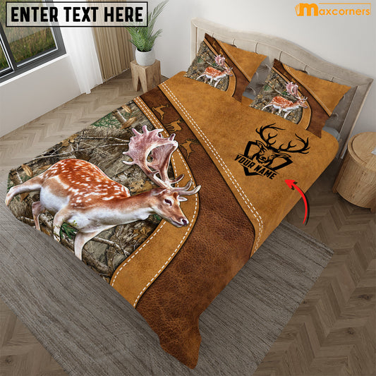 Maxcorners Personalized Fallow Deer Bedding Set