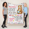 Maxcorners Moms First Mothers Day Personalized Blanket
