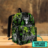 Maxcorners Deer Hunting Full Camo Name Personalized Backpack