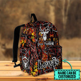 Maxcorners Deer Hunting Full Camo Name Personalized Backpack