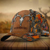 Maxcorners Premium Skull Deer Hunting Printed Multicolor Personalized 3D Hat