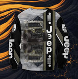 Maxcorners Jeep Car 3D Hoodie