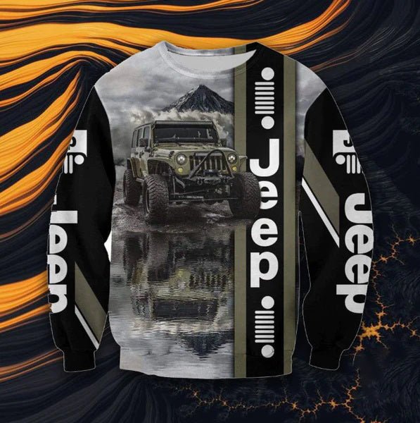 Maxcorners Jeep Car 3D Hoodie