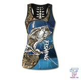 Maxcorners  Bass Fishing - Blue Tattoos