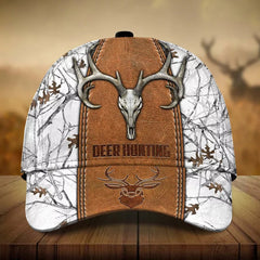 Maxcorners Premium Skull Deer Hunting Printed Multicolor Personalized 3D Hat