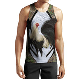 Maxcorners Rooster King Camo Light Green All Over Printed Hoodie